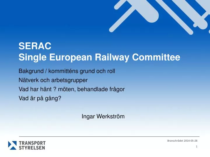 serac single european railway committee