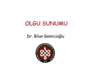 olgu sunumu