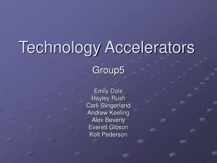 technology accelerators