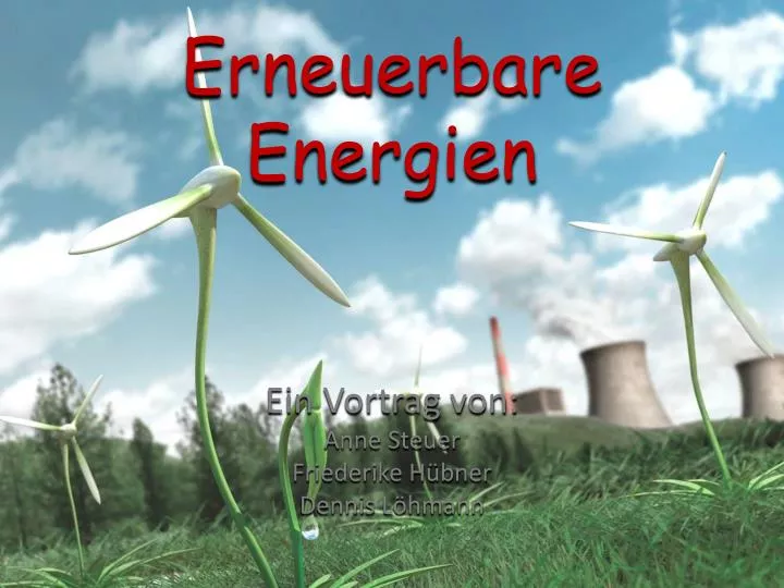 erneuerbare energien