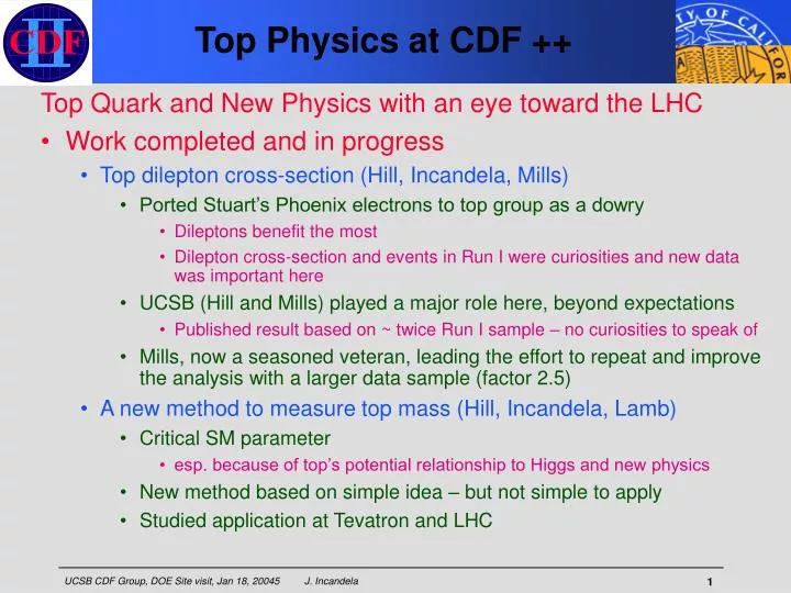 top physics at cdf