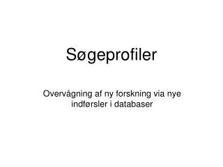 s geprofiler
