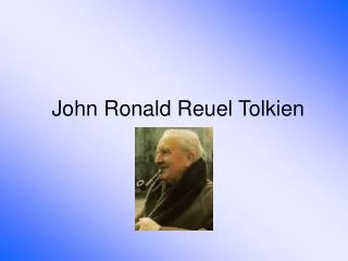 john ronald reuel tolkien