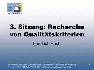 3 sitzung recherche von qualit tskriterien