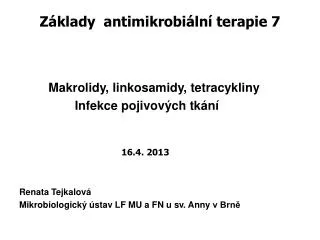 z klady antimikrobi ln terapie 7