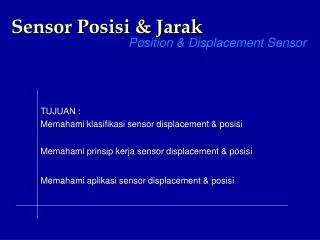 Sensor Posisi &amp; Jarak