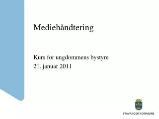 medieh ndtering