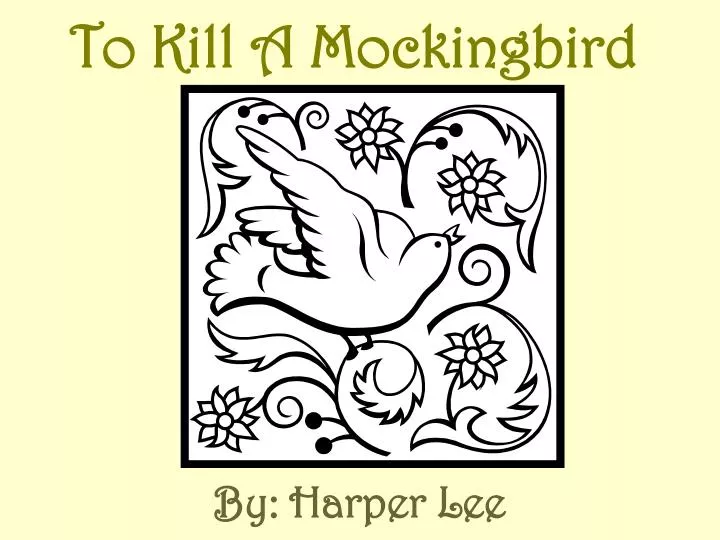 to kill a mockingbird