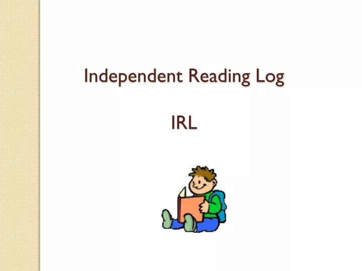 independent reading log irl