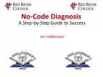 No-Code Diagnosis - slide 1