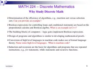 math 224 discrete mathematics