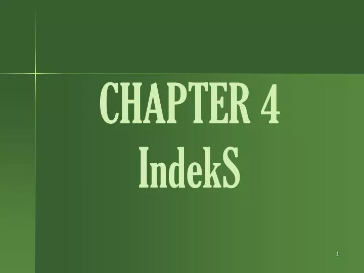 chapter 4 indeks