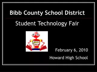 Bibb County School District Student Technology Fair