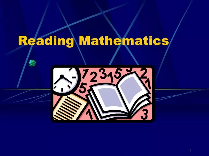 reading mathematics