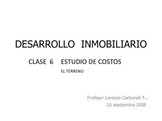 desarrollo inmobiliario