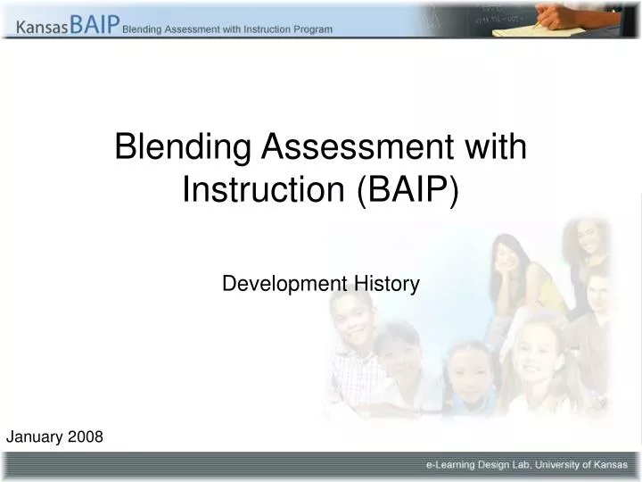 blending assessment with instruction baip