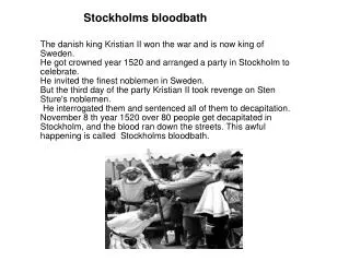 Stockholms bloodbath