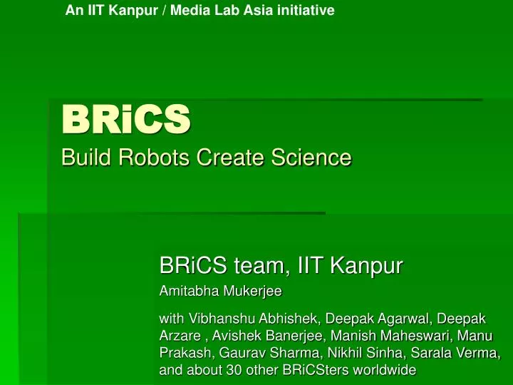 brics build robots create science