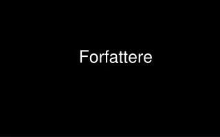forfattere