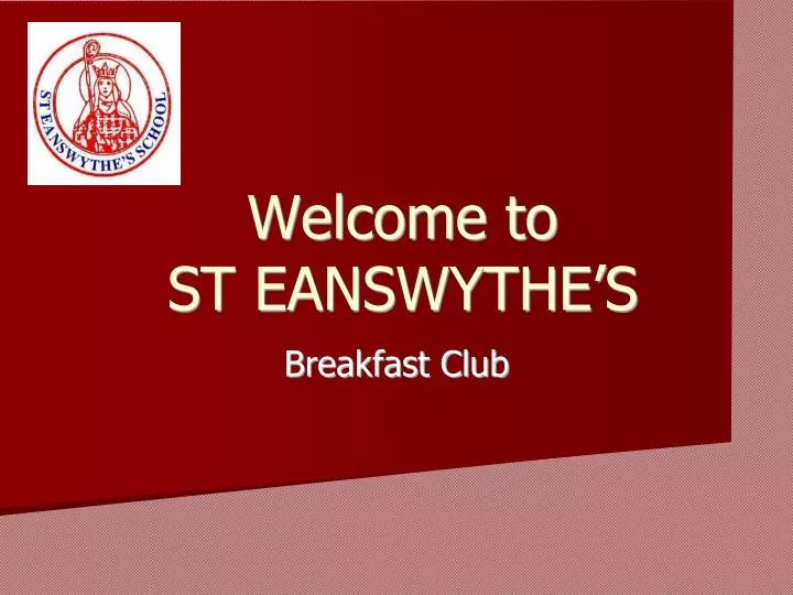 welcome to st eanswythe s