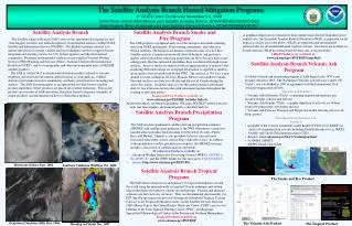 The Satellite Analysis Branch Hazard Mitigation Programs
