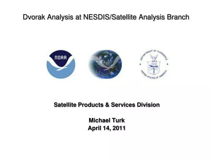 dvorak analysis at nesdis satellite analysis branch