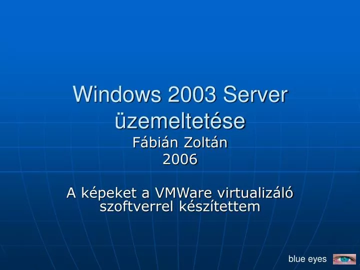 windows 2003 server zemeltet se