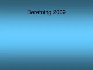 beretning 2009
