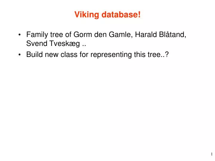 viking database