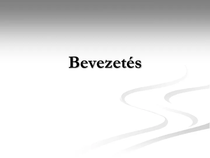 bevezet s