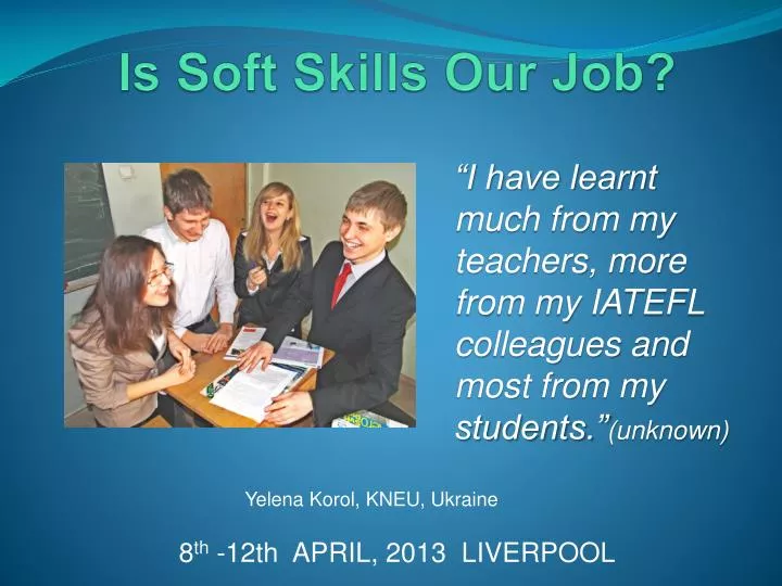 is soft skills our job