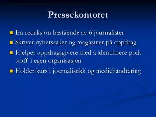pressekontoret