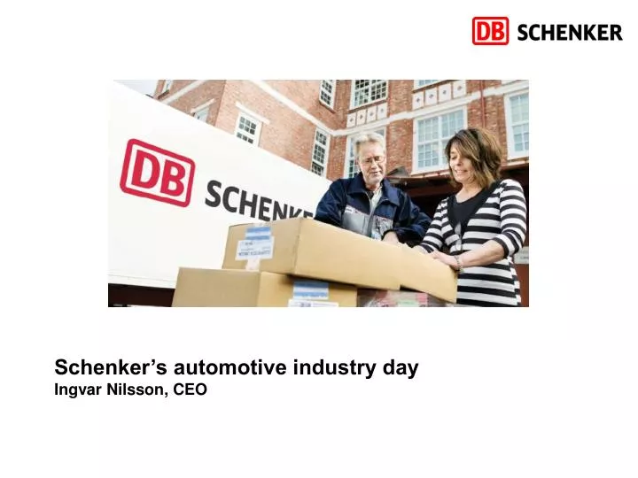 schenker s automotive industry day ingvar nilsson ceo