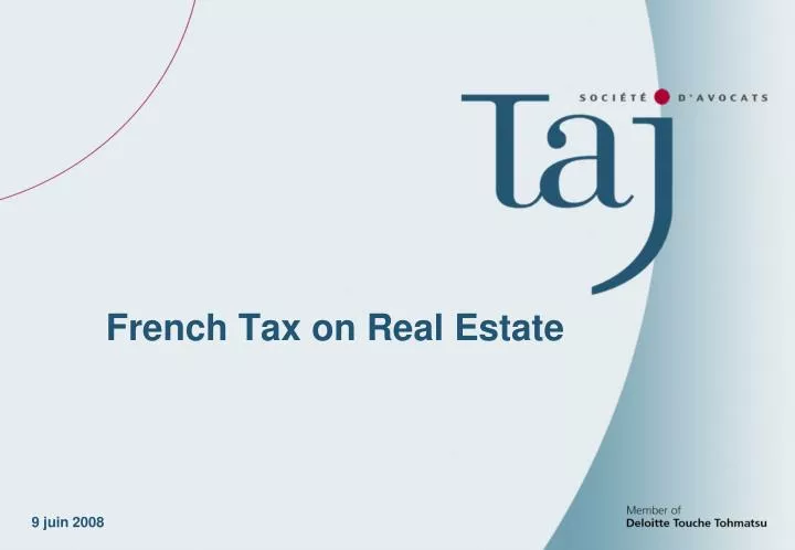 french tax on real estate