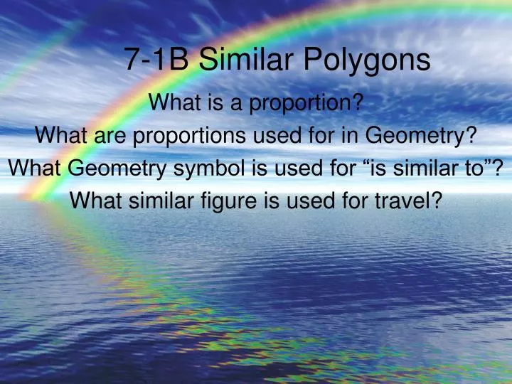 7 1b similar polygons