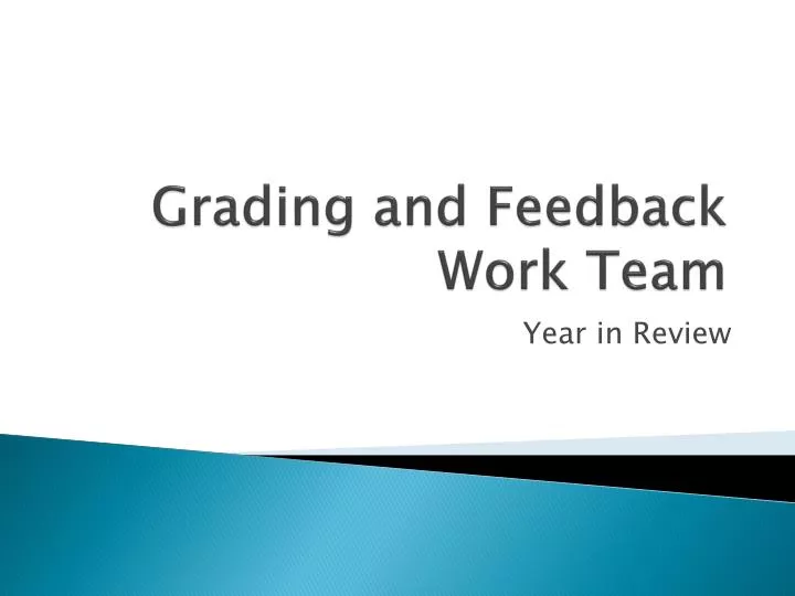 grading and feedback work team