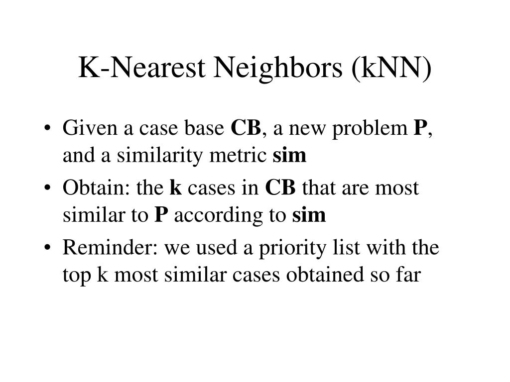 PPT - K-Nearest Neighbors (kNN) PowerPoint Presentation, free download ...