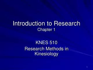 introduction to research chapter 1