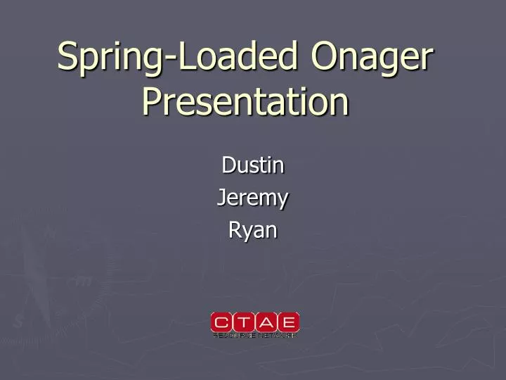 spring loaded onager presentation