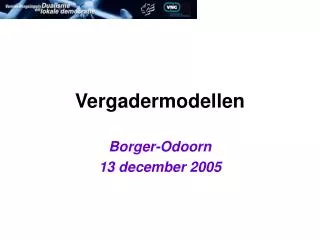 vergadermodellen