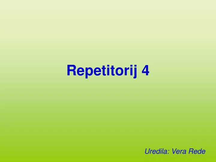 repetitorij 4