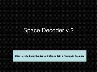Space Decoder v.2