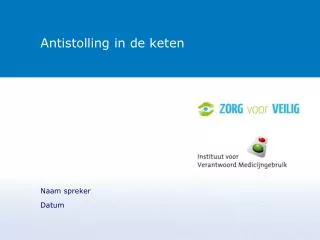 antistolling in de keten