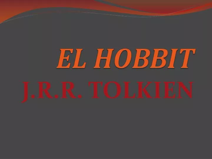 el hobbit