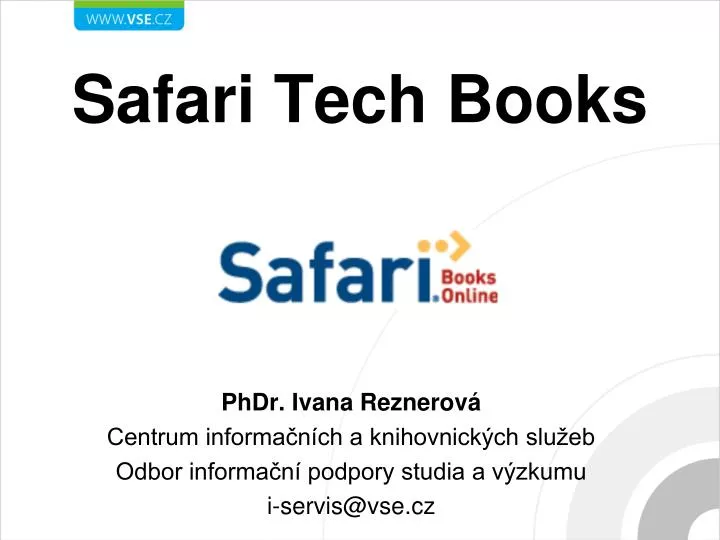 safari tech books