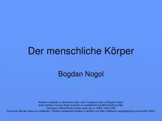 der menschliche k rper
