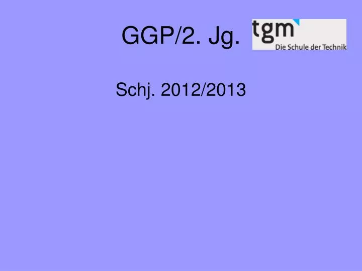 ggp 2 jg schj 2012 2013