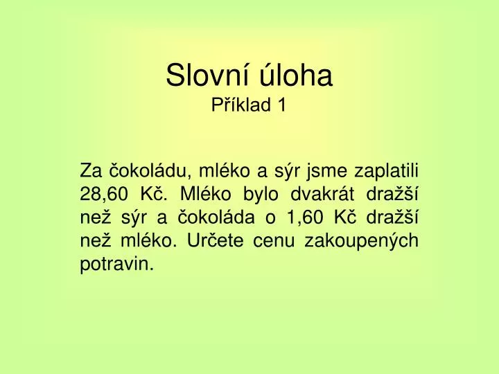 slovn loha p klad 1