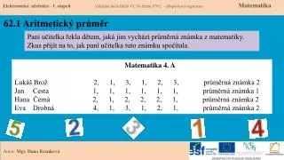 62 1 aritmetick pr m r