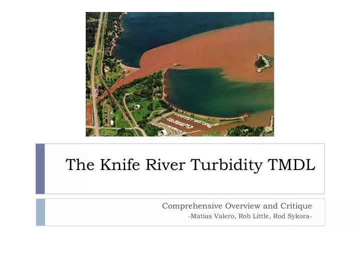 the knife river turbidity tmdl